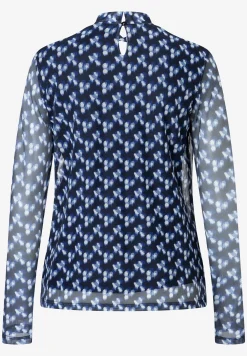 Online Meshshirt, Dot Print, Frühjahrs-Kollektion T-shirts - Tops