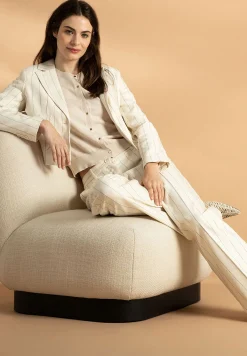 Best Nadelstreifenblazer, ecru/schwarz, Frühjahrs-Kollektion Blazer