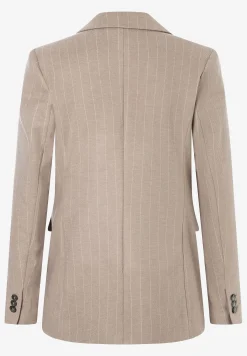 Fashion Nadelstreifenblazer, taupe, Herbst-Kollektion Blazer