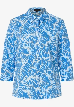 Clearance Printbluse, blau/weiß, Frühjahrs-Kollektion Blusen