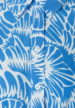 Clearance Printbluse, blau/weiß, Frühjahrs-Kollektion Blusen