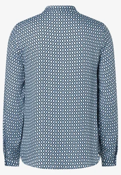 Clearance Printbluse, hellblau/ecru/marine Blusen