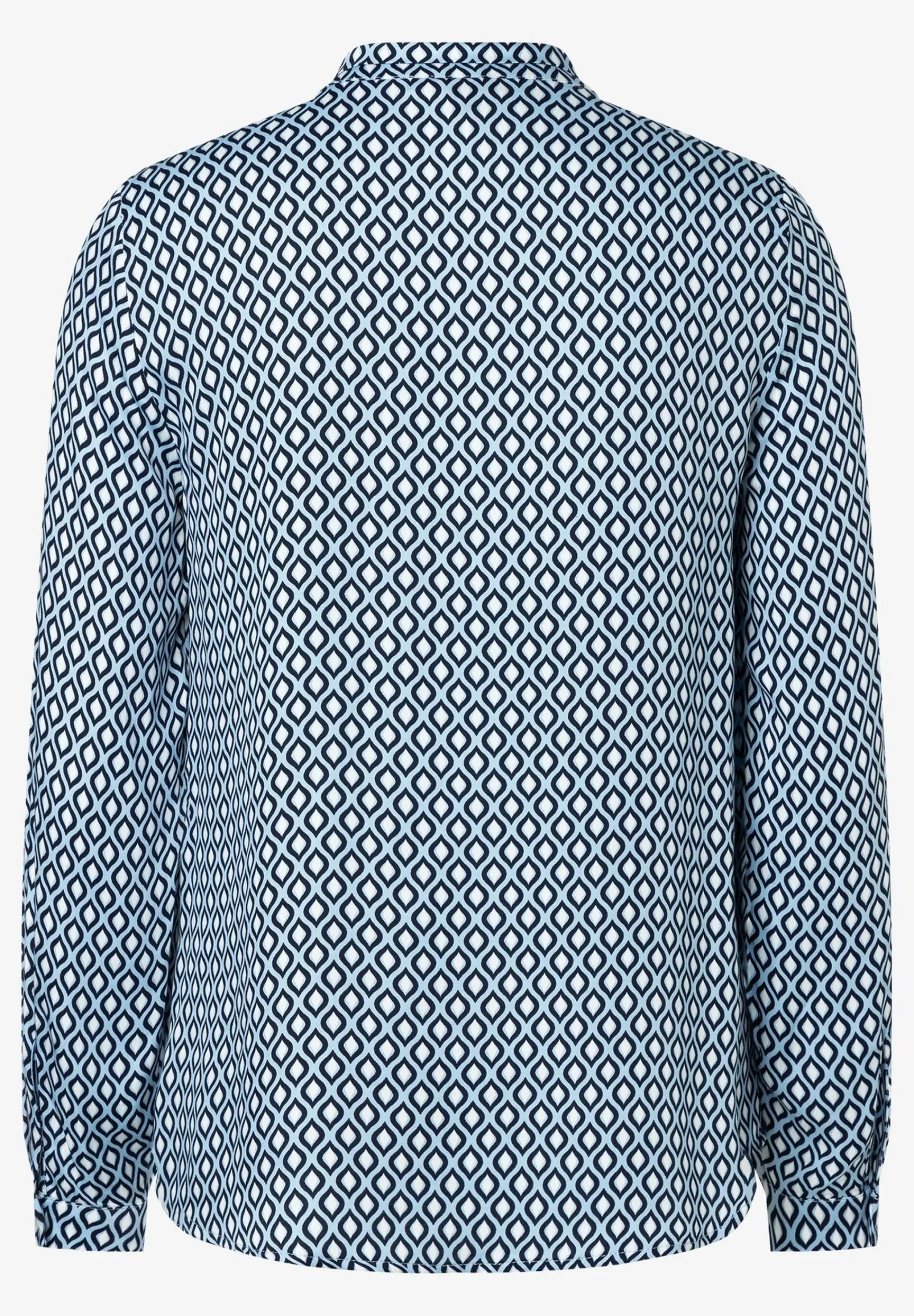 Clearance Printbluse, hellblau/ecru/marine Blusen