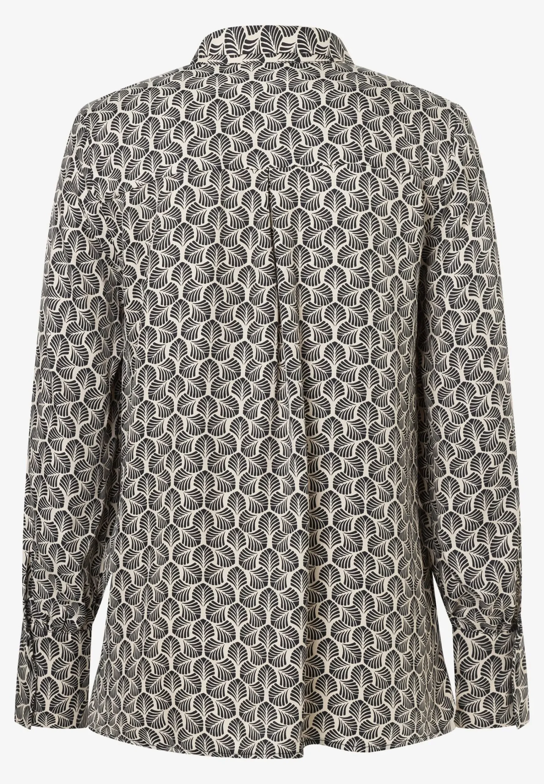 Online Printbluse mit Schluppe, beige/schwarz, Herbst-Kollektion Blusen