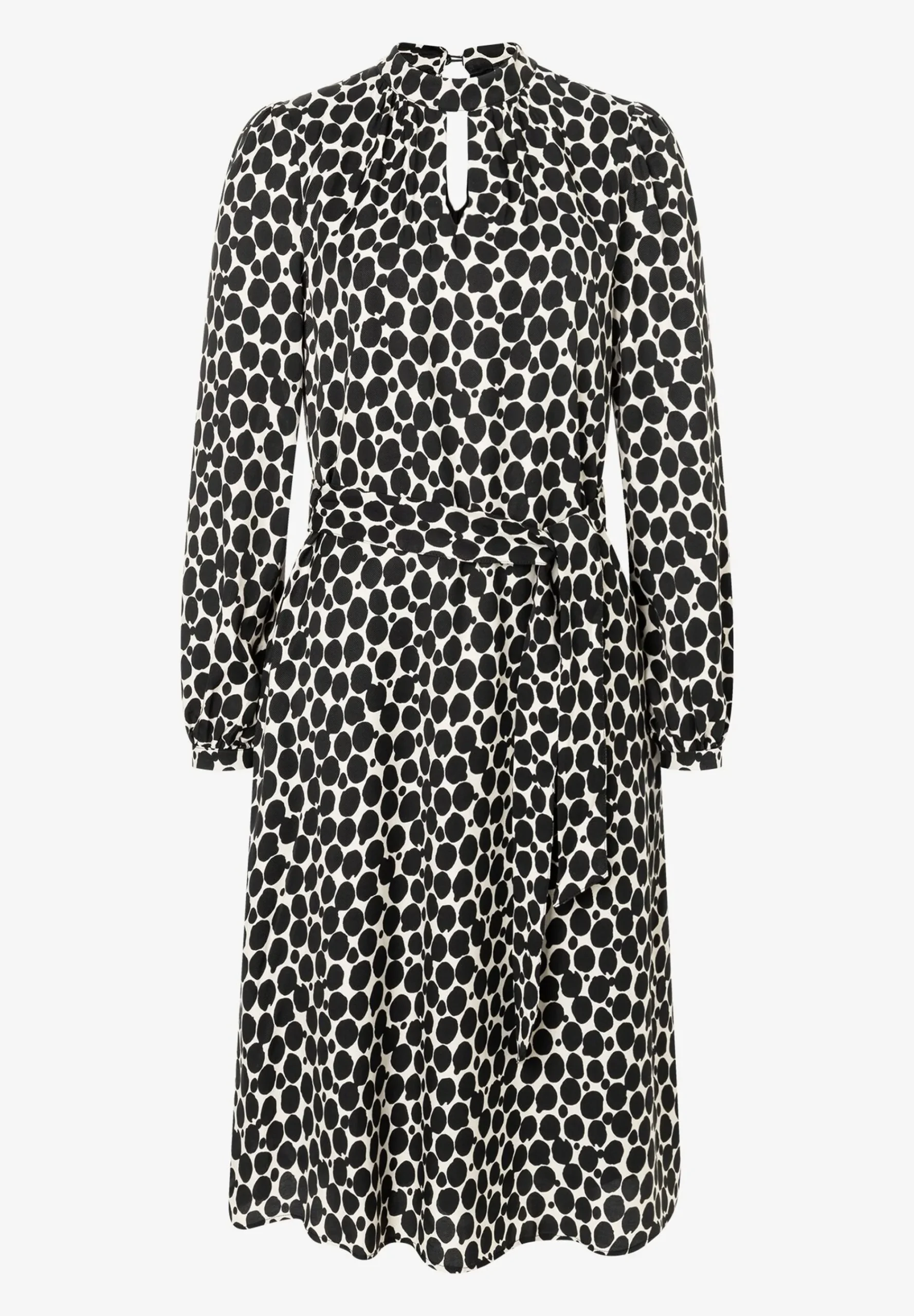 Discount Printkleid, großer Tupfen-Print, Frühjahrs-Kollektion Kleider - Jumpsuits