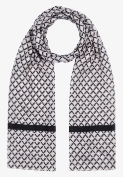 Outlet Printschal, schwarz/beige/ecru, Herbst-Kollektion Accessoires