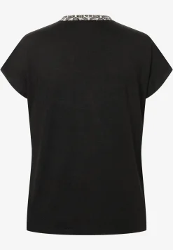 Discount Printshirt, beige/schwarz, Herbst-Kollektion T-shirts - Tops