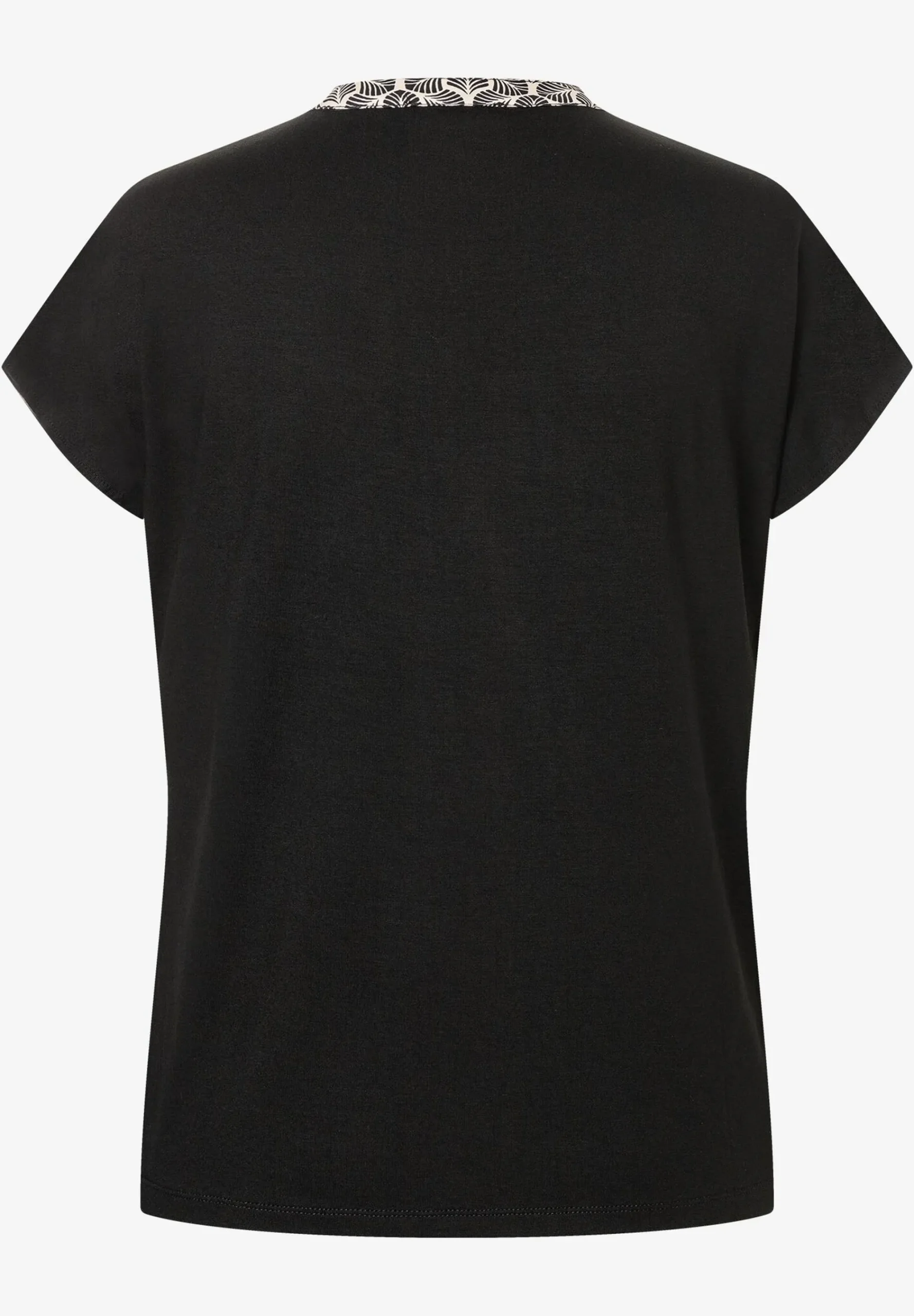 Discount Printshirt, beige/schwarz, Herbst-Kollektion T-shirts - Tops