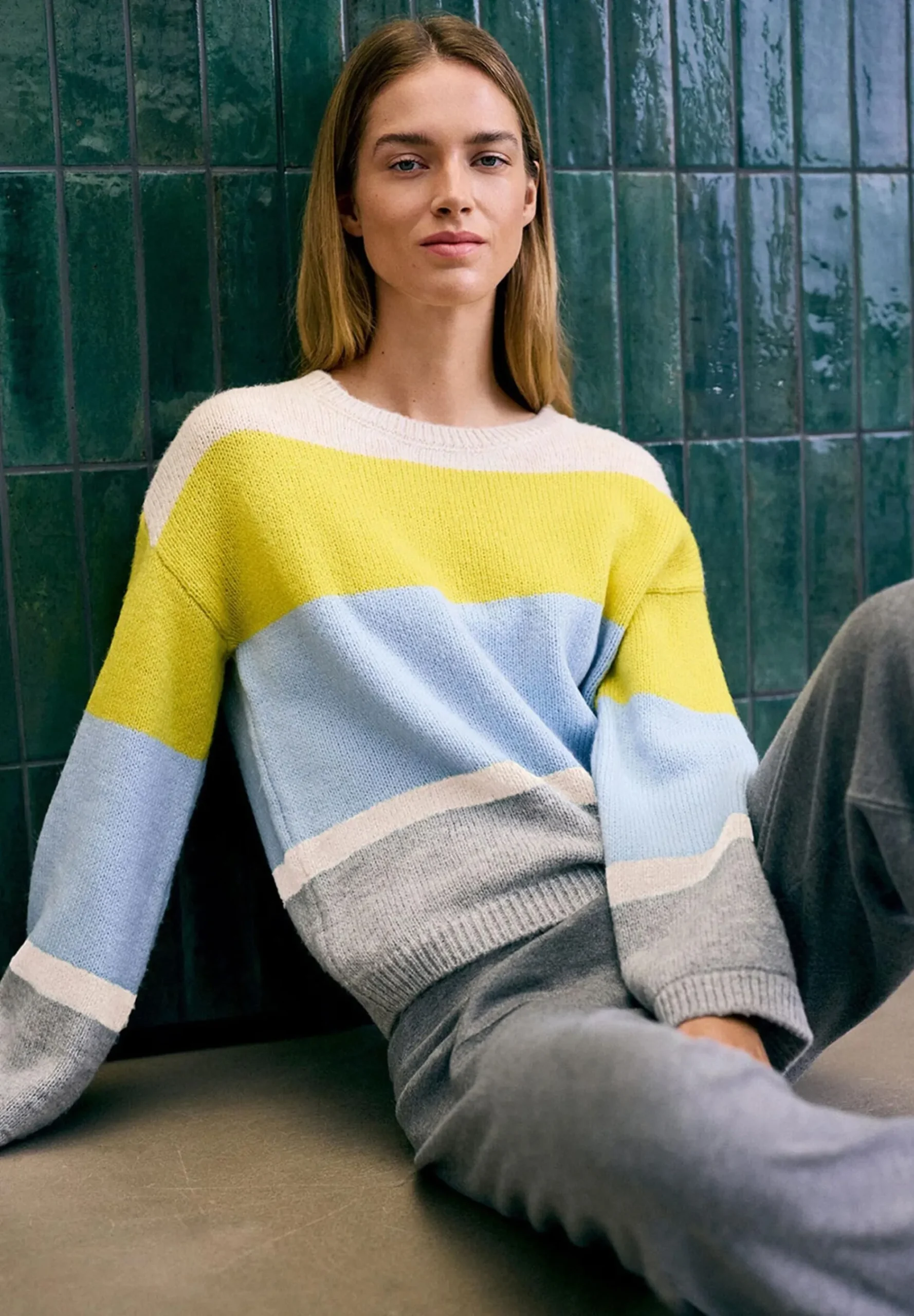 Best Pullover, Colorblock, Herbst-Kollektion Pullover - Strick