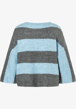 Online Pullover, gestreift, /hellblau, Herbst-Kollektion Pullover - Strick