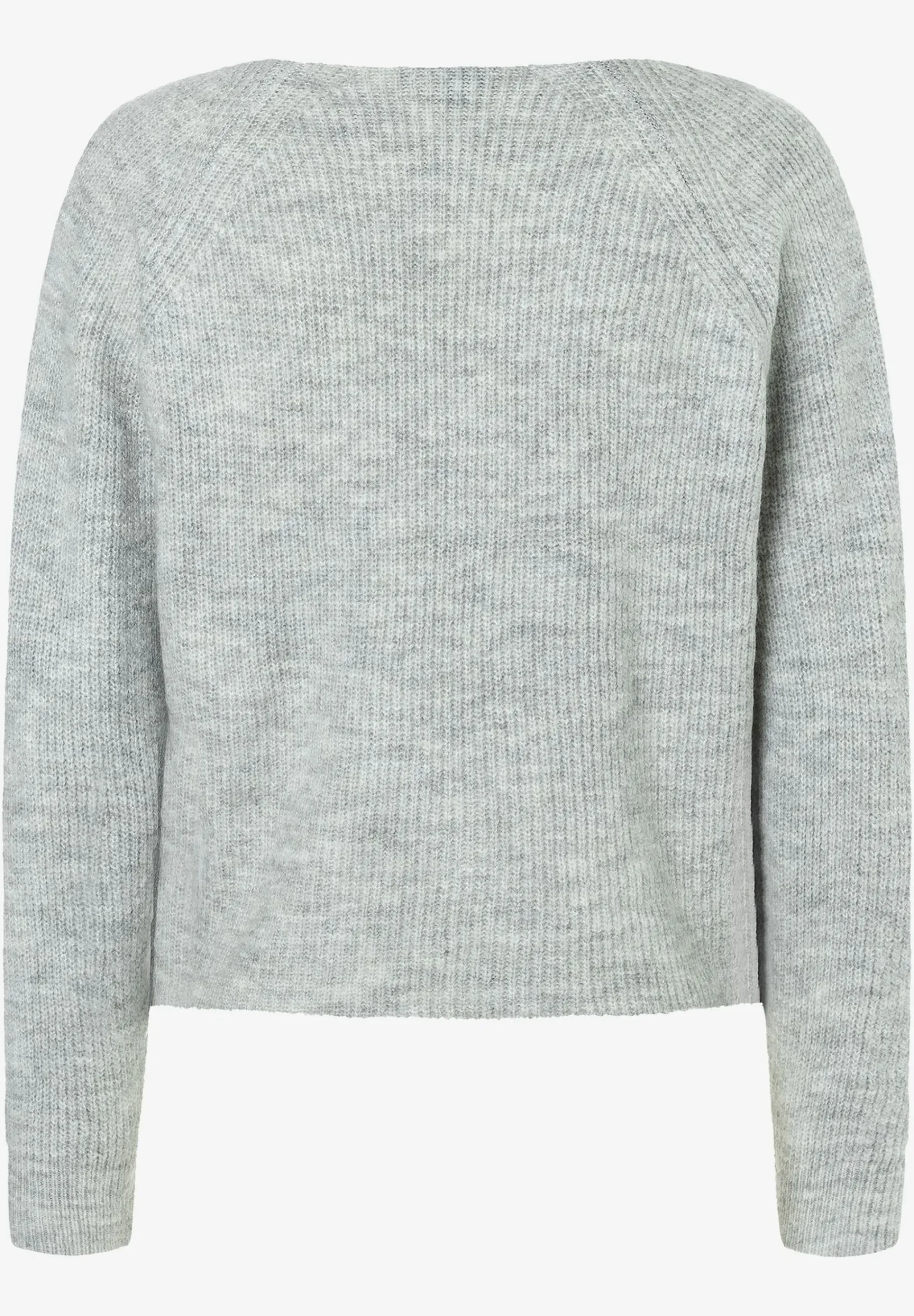 Outlet Pullover mit Knotendetail, melange, Herbst-Kollektion Pullover - Strick