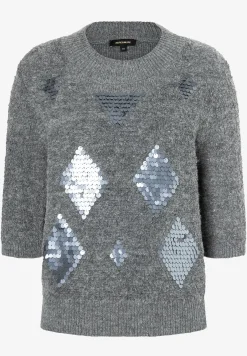 Fashion Pullover mit Pailletten, , Party-Kollektion Pullover - Strick