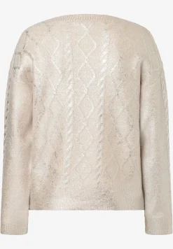 Outlet Pullover mit Silberbeschichtung, Herbst-Kollektion Pullover - Strick
