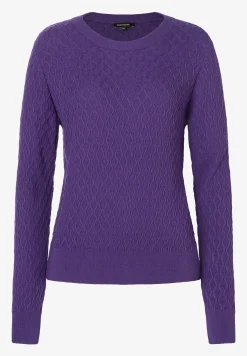 Best Pullover mit Struktur, pure purple, Herbst-Kollektion Pullover - Strick