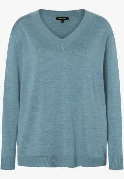 Discount Pullover mit V-Ausschnitt, greyblue, Herbst-Kollektion Pullover - Strick