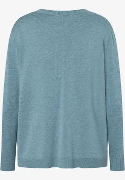 Discount Pullover mit V-Ausschnitt, greyblue, Herbst-Kollektion Pullover - Strick