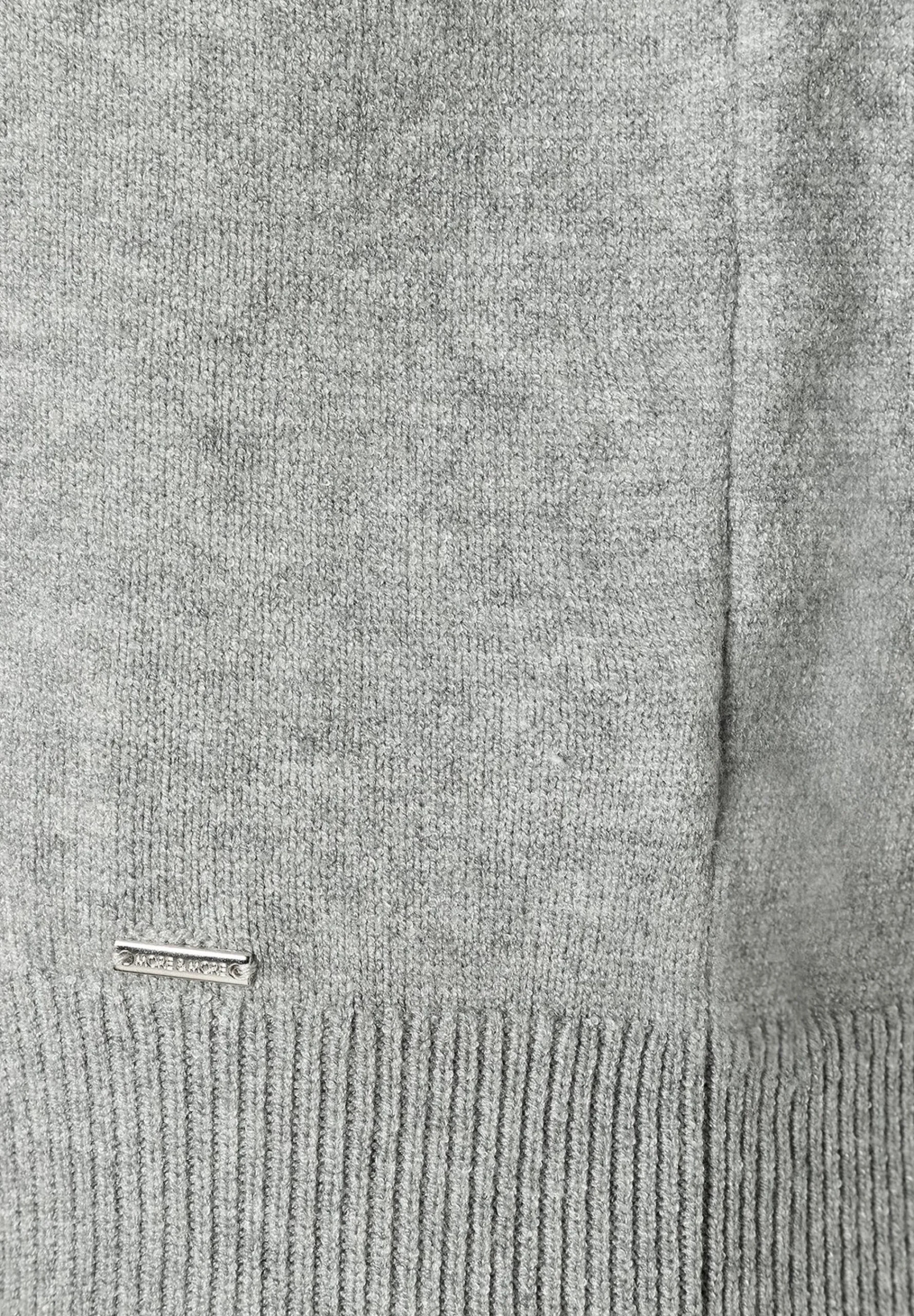 Discount Pullover mit Volantärmel, grau melange, Herbst-Kollektion Pullover - Strick