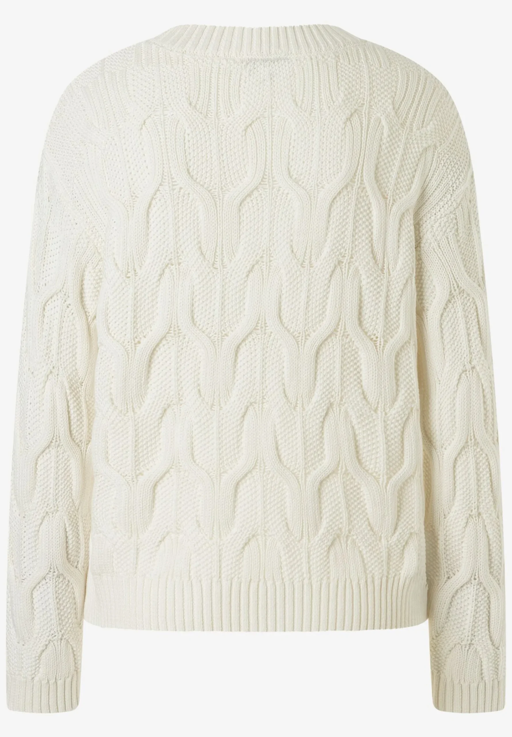 New Pullover mit Zopf, , Frühjahrs-Kollektion Pullover - Strick