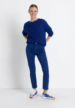 New Pullover mit Zopf, gitanes blue, Frühjahrs-Kollektion Pullover - Strick