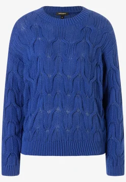 New Pullover mit Zopf, gitanes blue, Frühjahrs-Kollektion Pullover - Strick