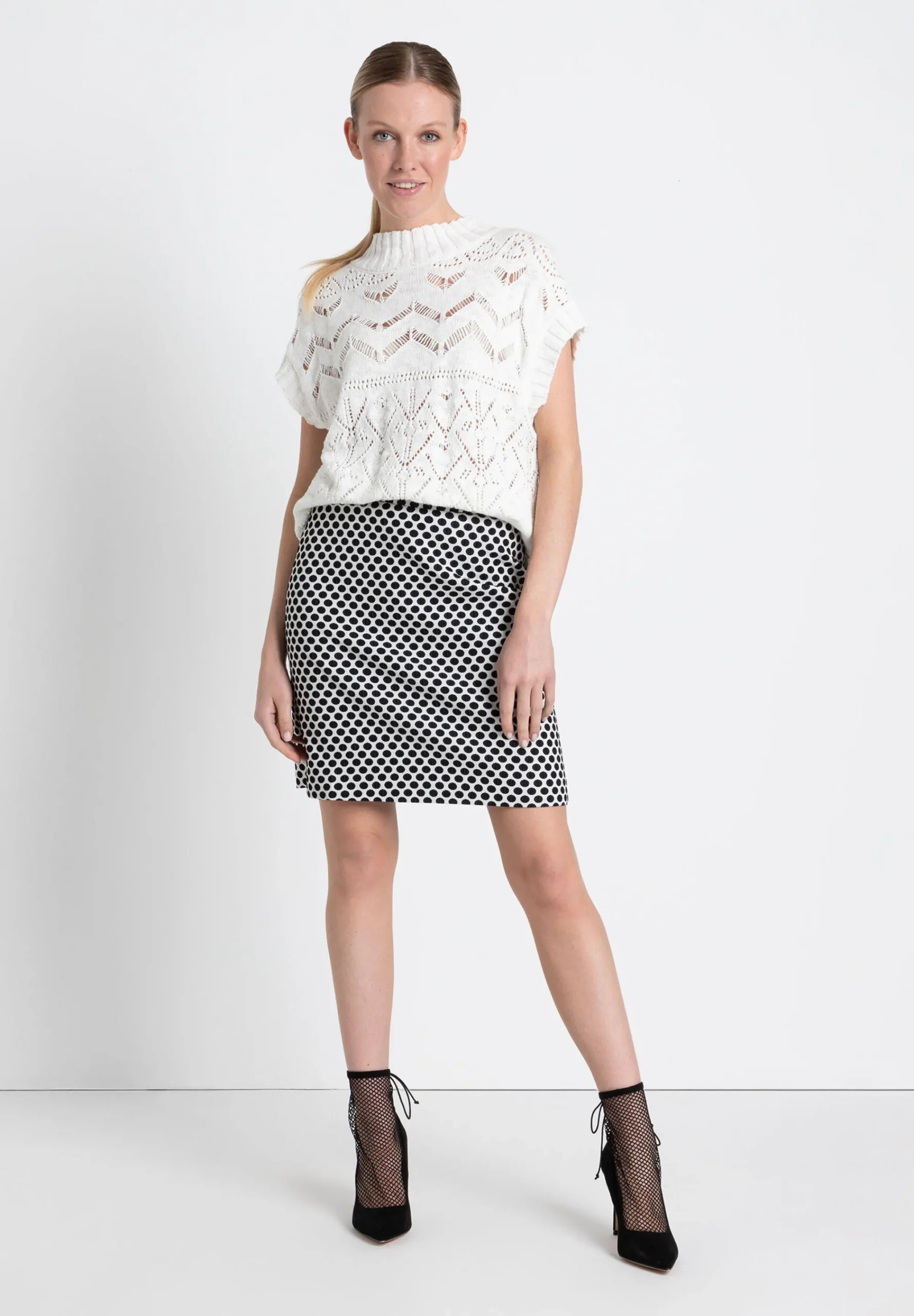 Clearance Pullunder Ajour, , Frühjahrs-Kollektion Pullover - Strick