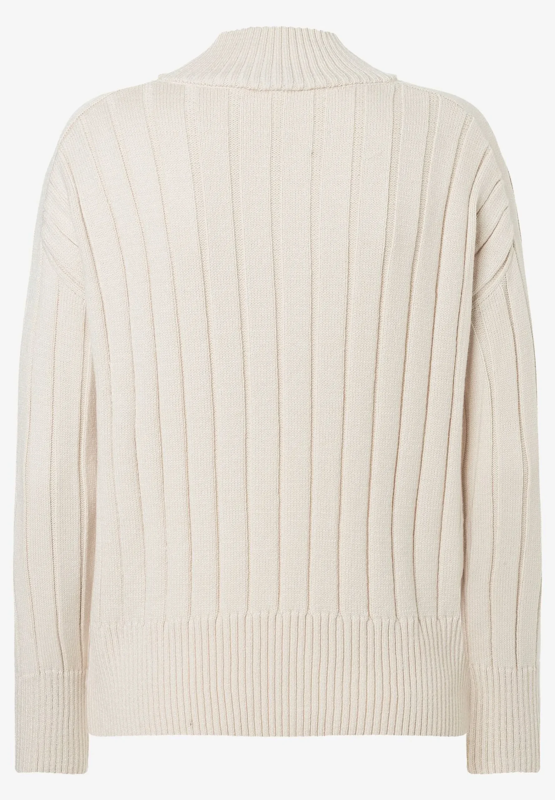 Online Rippen-Pullover, powder creme, Winter-Kollektion Pullover - Strick