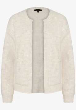 Hot Rippen-Strickjacke, almond melange, Herbst-Kollektion Pullover - Strick