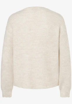 Hot Rippen-Strickjacke, almond melange, Herbst-Kollektion Pullover - Strick