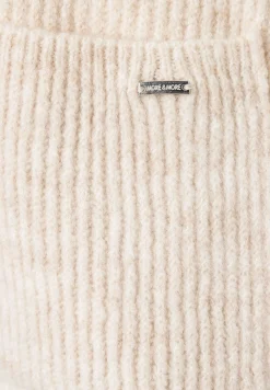 Hot Rippen-Strickjacke, almond melange, Herbst-Kollektion Pullover - Strick