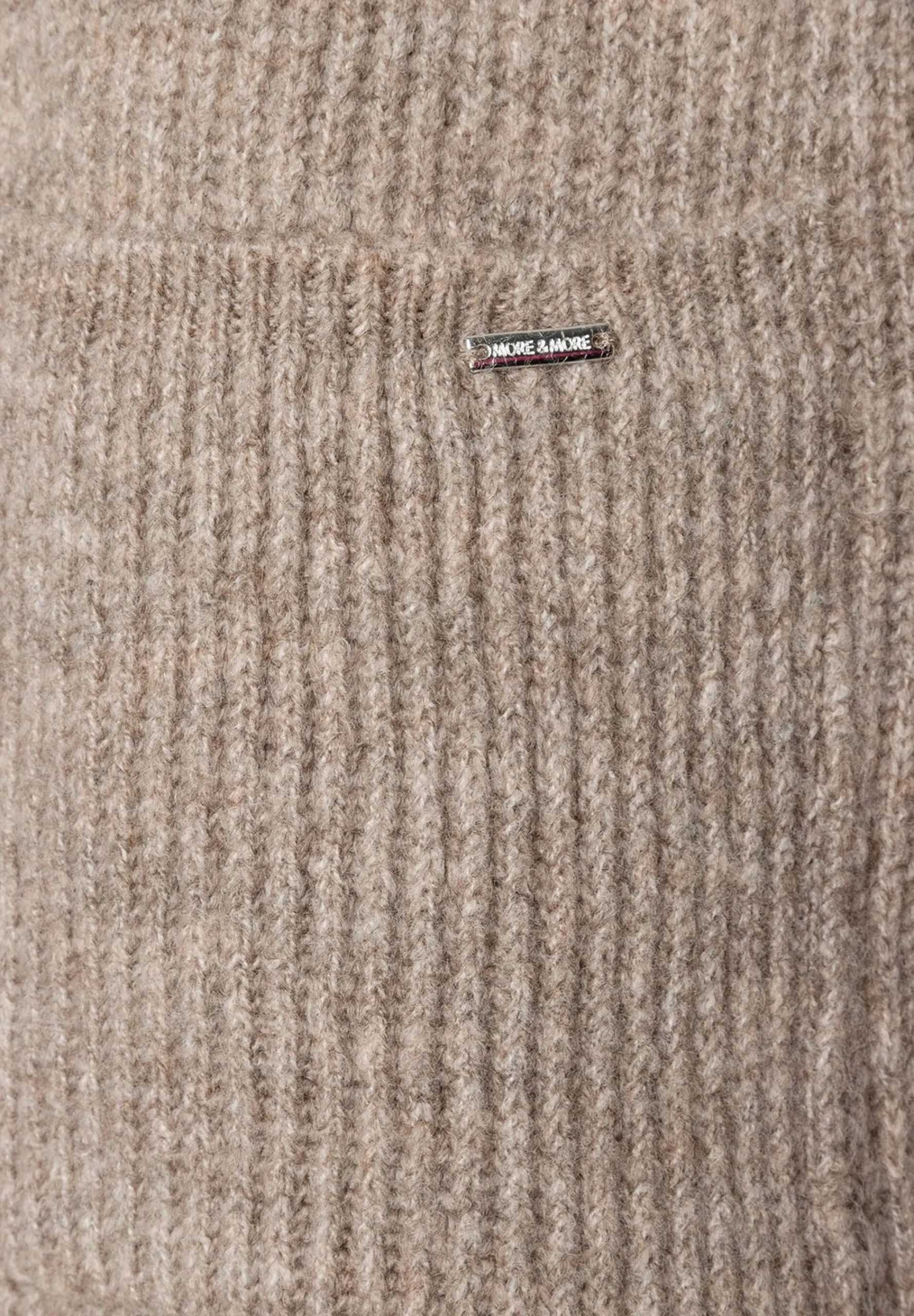 Fashion Rippen-Strickjacke, taupe melange, Herbst-Kollektion Pullover - Strick