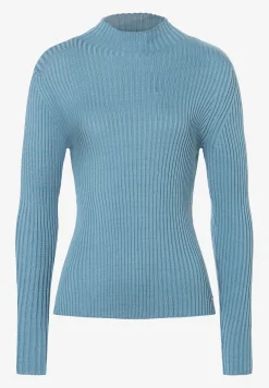 Hot Rippstrick-Pullover, greyblue, Herbst-Kollektion Pullover - Strick