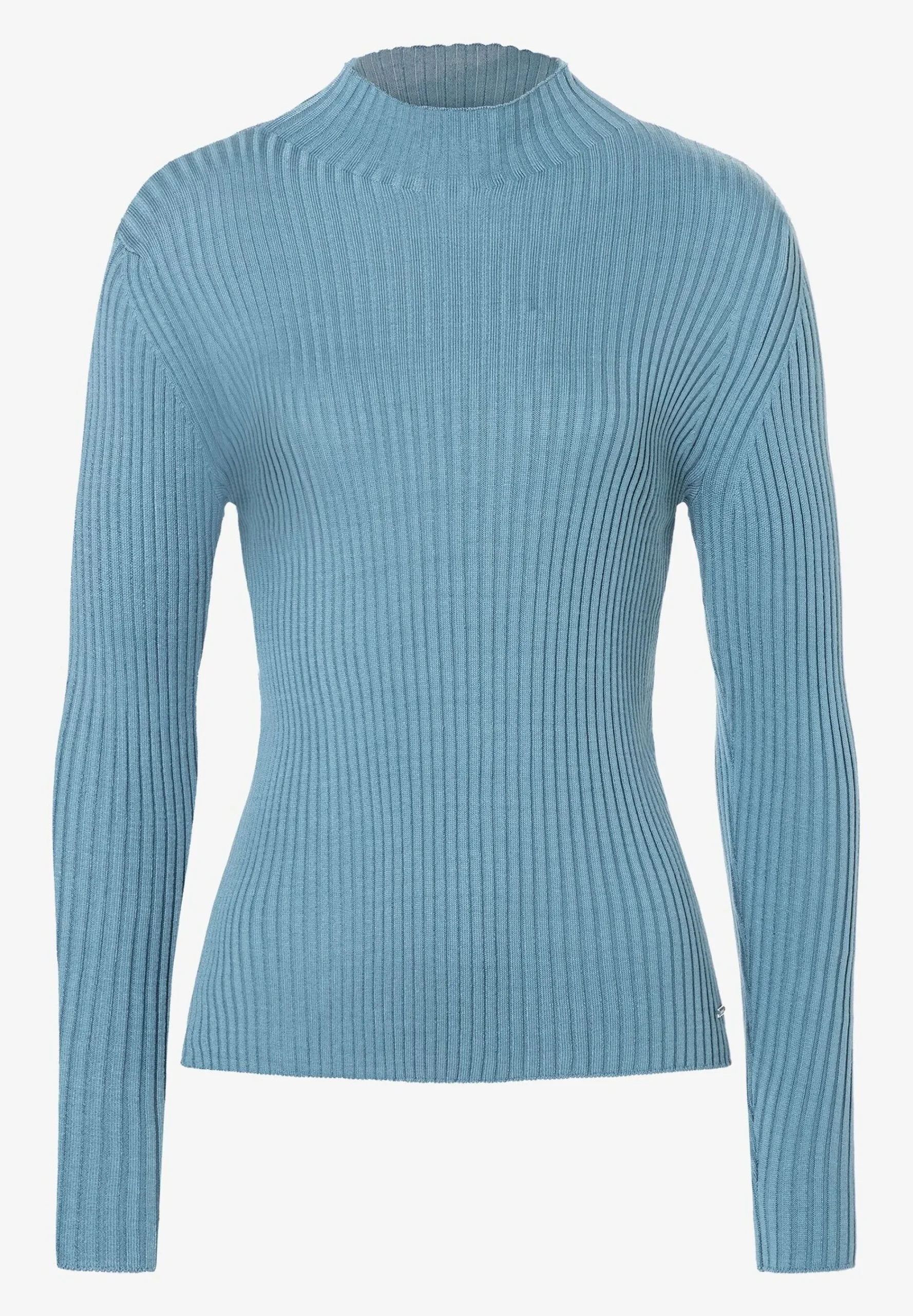 Hot Rippstrick-Pullover, greyblue, Herbst-Kollektion Pullover - Strick