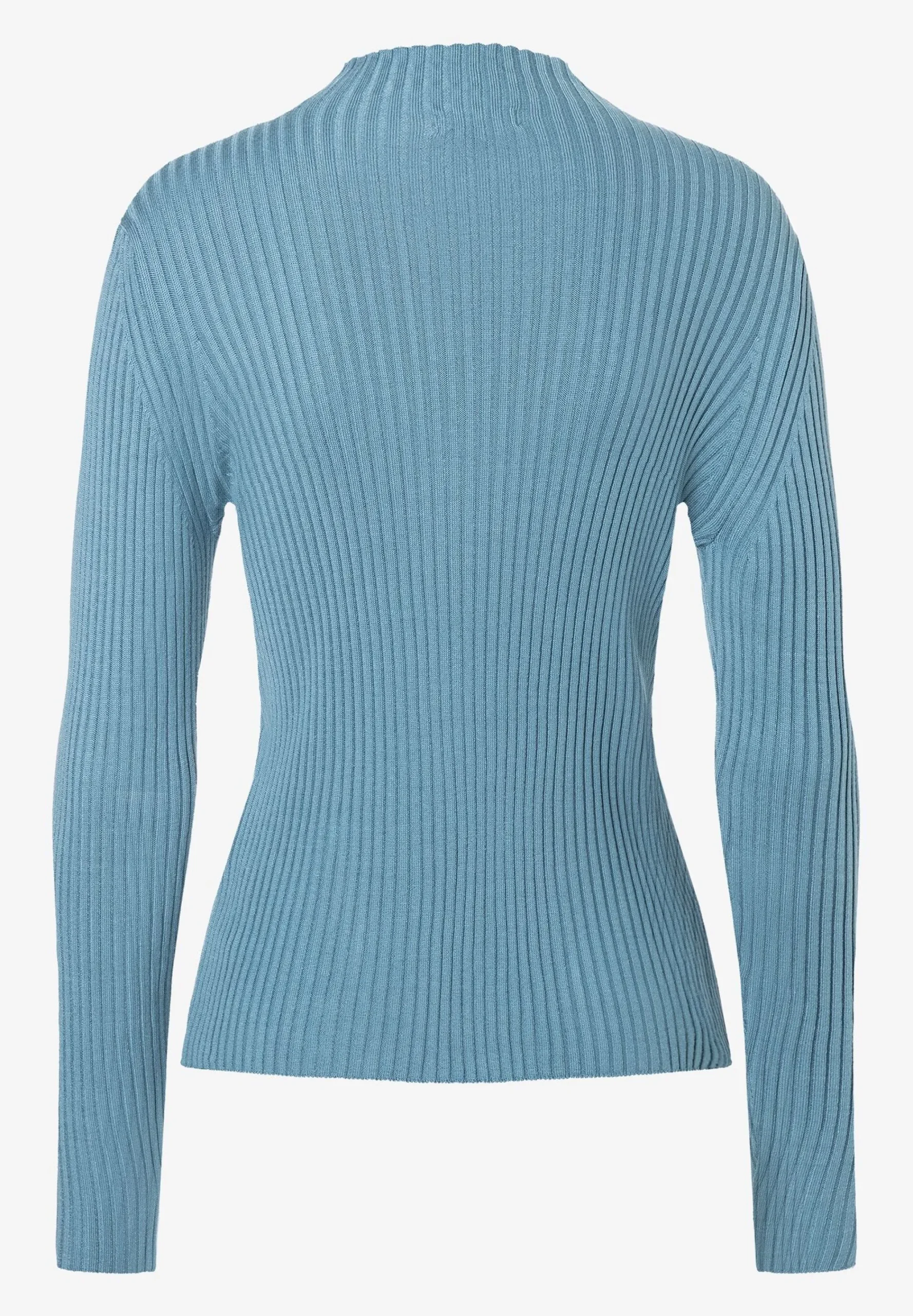 Hot Rippstrick-Pullover, greyblue, Herbst-Kollektion Pullover - Strick