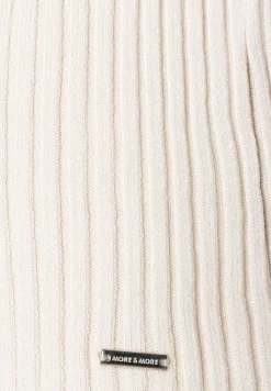 Outlet Rippstrick-Pullover, Kurzarm, powder creme Pullover - Strick