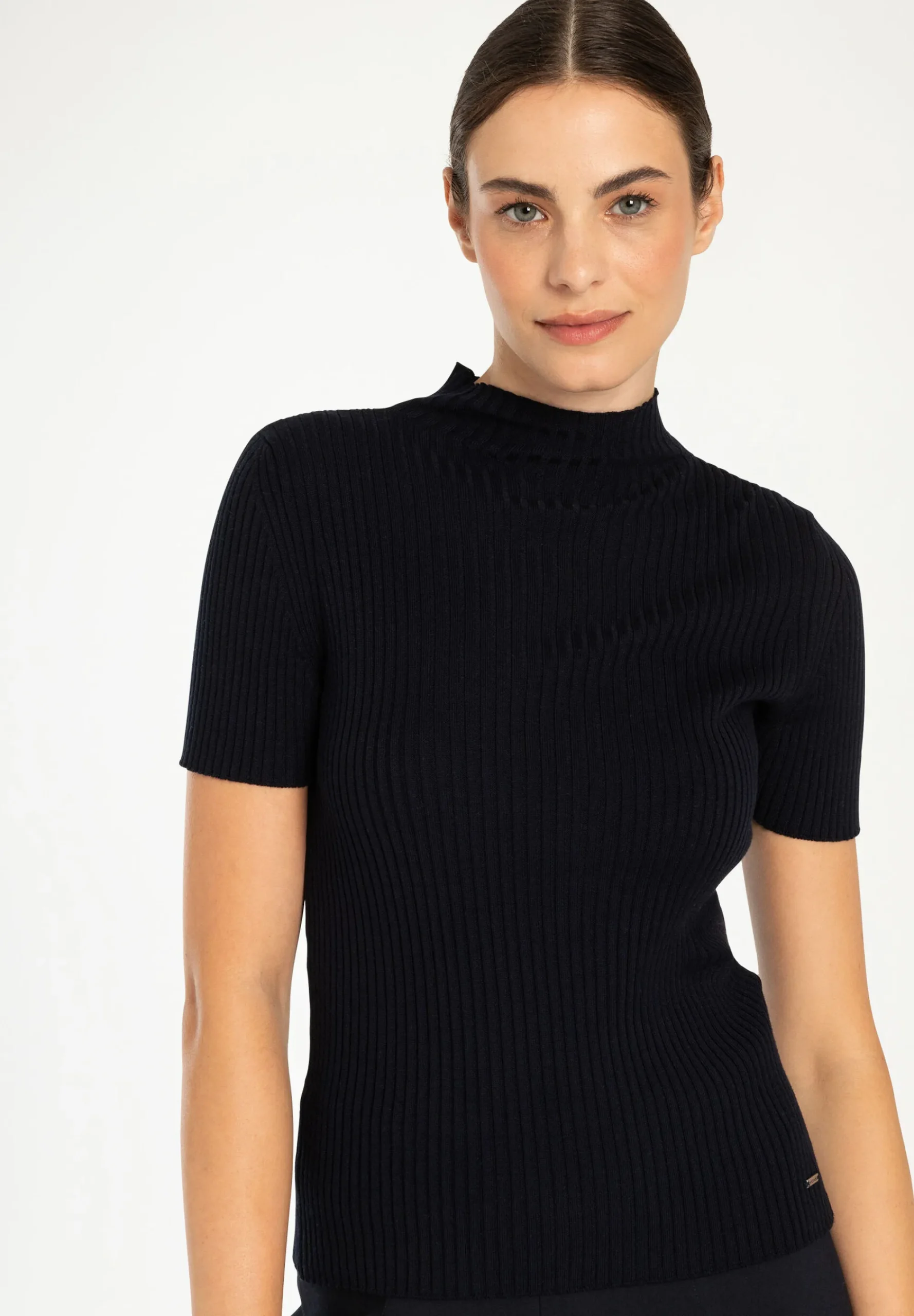 Outlet Rippstrick-Pullover, Kurzarm, Pullover - Strick