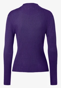 Hot Rippstrick-Pullover, pure purple, Herbst-Kollektion Pullover - Strick