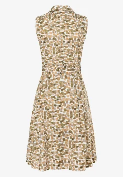 Outlet ärmelloses Hemdblusenkleid, Tupfen-Print, Sommer-Kollektion Kleider - Jumpsuits