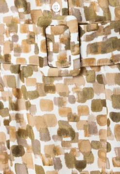 Outlet ärmelloses Hemdblusenkleid, Tupfen-Print, Sommer-Kollektion Kleider - Jumpsuits