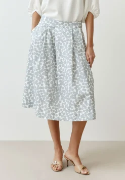 Outlet Rock mit Tupfenprint, , Frühjahrs-Kollektion Röcke