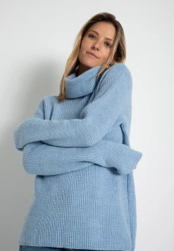 Outlet Rollkragen-Pullover, winter sky, Herbst-Kollektion Pullover - Strick