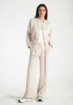 Sale Satin-Blouson, powder creme, Frühjahrs-Kollektion Blazer