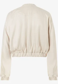 Sale Satin-Blouson, powder creme, Frühjahrs-Kollektion Blazer