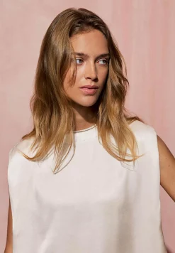 Clearance Satinbluse, , Sommer-Kollektion Blusen