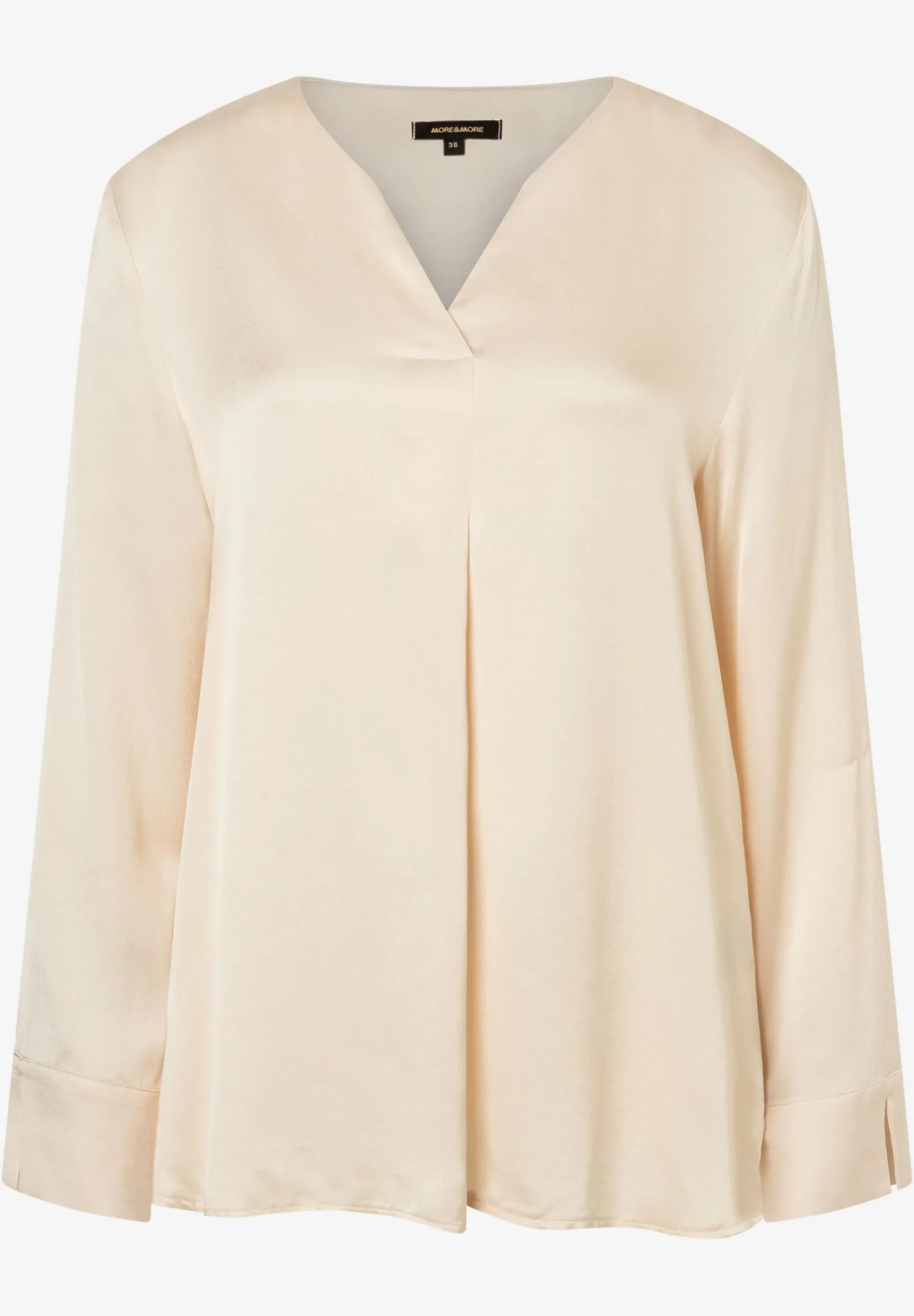 Outlet Satinbluse, powder creme, Herbst-Kollektion Blusen