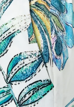 New Satinhose, Blätterprint, Sommer-Kollektion Hosen - Jeans