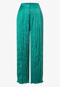 Fashion Satinhose, summergarden green, Sommer-Kollektion Hosen - Jeans