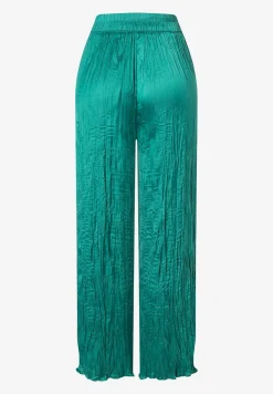 Fashion Satinhose, summergarden green, Sommer-Kollektion Hosen - Jeans