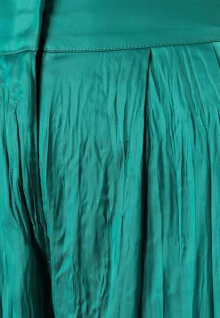 Fashion Satinhose, summergarden green, Sommer-Kollektion Hosen - Jeans