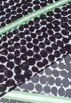 Outlet Schal, großer Tupfen-Print, /weiß, Frühjahrs-Kollektion Accessoires