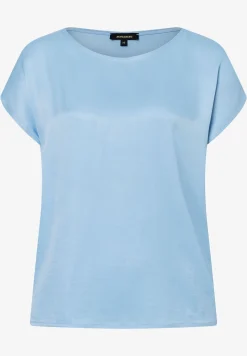 Sale Shirt mit Satinfront, fresh skyblue, Frühjahrs-Kollektion T-shirts - Tops